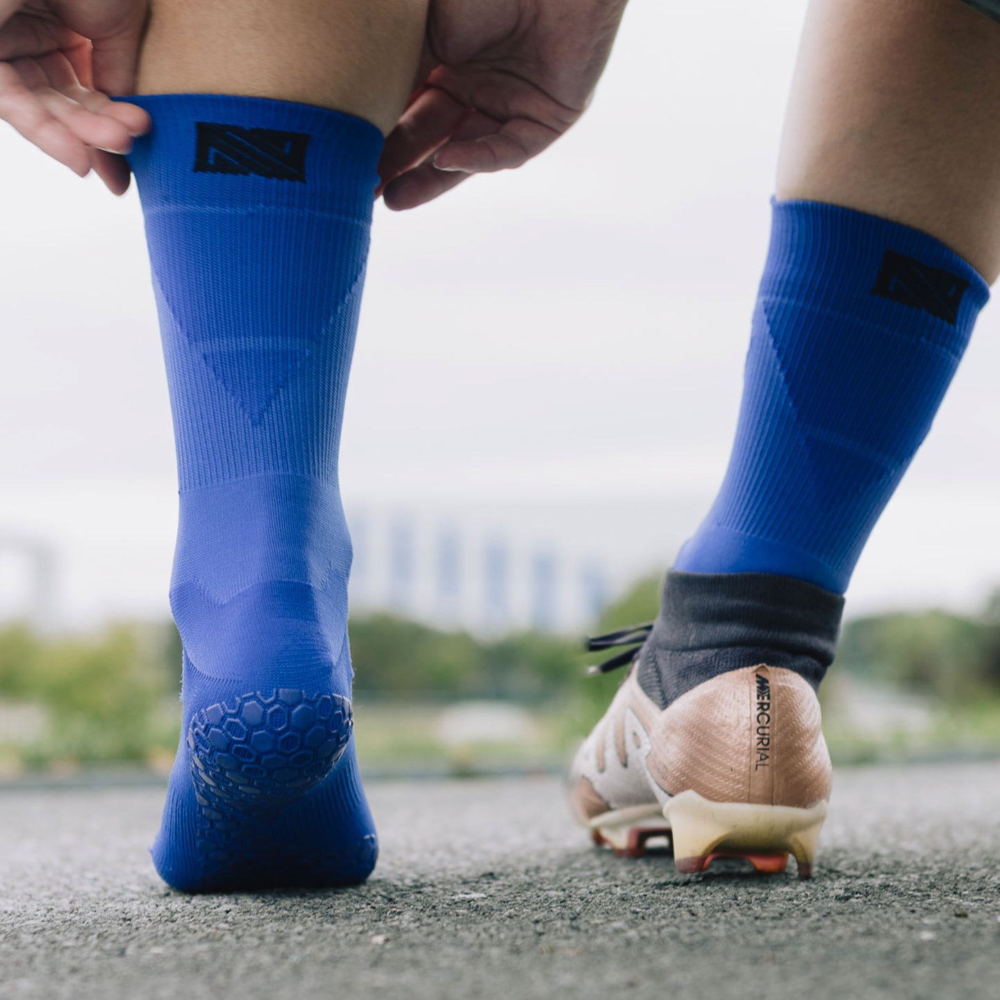 GripSoxx - Grip Socken in Royal Blue