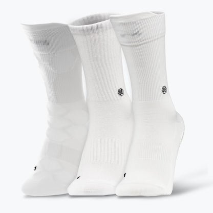 Weißes Grip-Socken Bundle - NovoSoxx