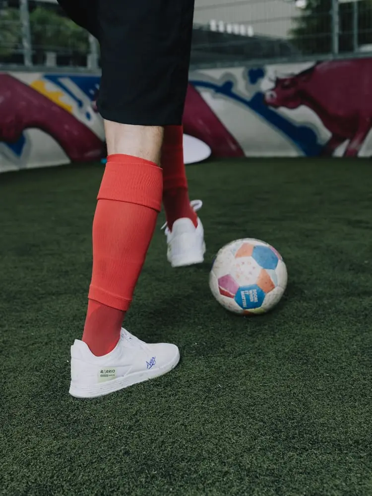 Rote Fußball Stutzen bzw. Tube Socks von Novosoxx - Jetzt online kaufen