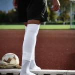 Weiße Fußball-Stutzen und Tube Socks/Socken von Novosoxx